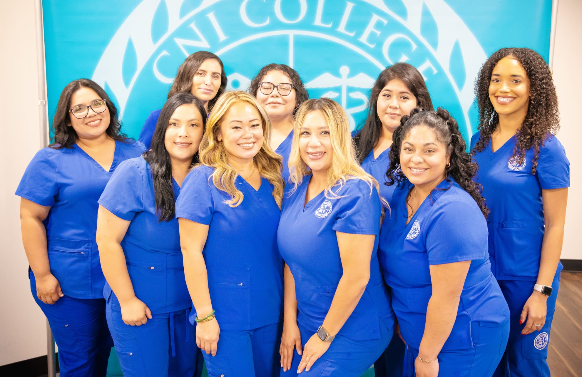 CNI College nursing students
